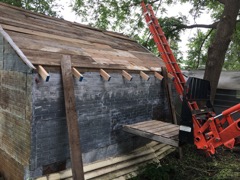 Finished roof